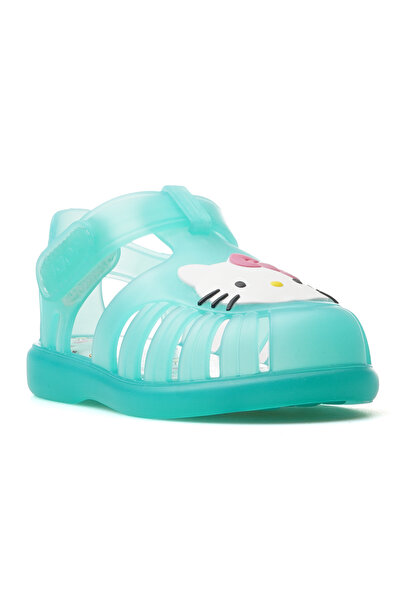 IGOR Igor Tobby V.Kıtty Girl's Hello Kitty Non-Slip Sole Children's Daily Sandals (18-29) 24Y S10268 Green