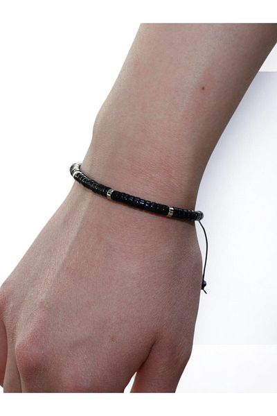 etniko Onyx Stone Bracelet |   Adjustable |   Unisex |   Natural Stone Protection and Power Energy