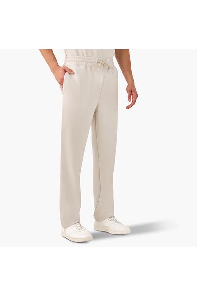 Kappa Printed Track Pants with Drawstring Closure and Pockets