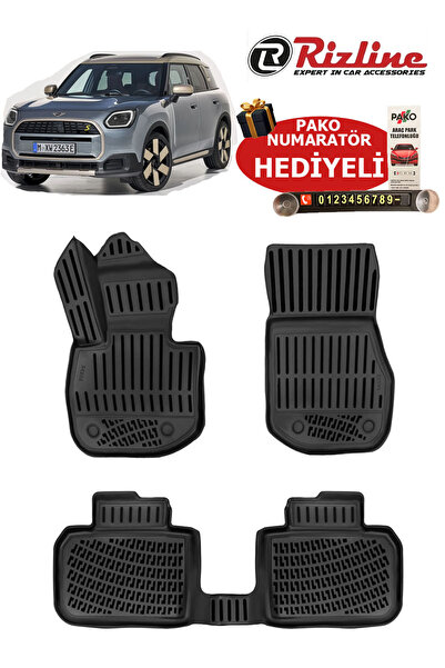 Rizline Mini Countryman Elektrikli EV25 2024 Sonrası Havuzlu Paspas