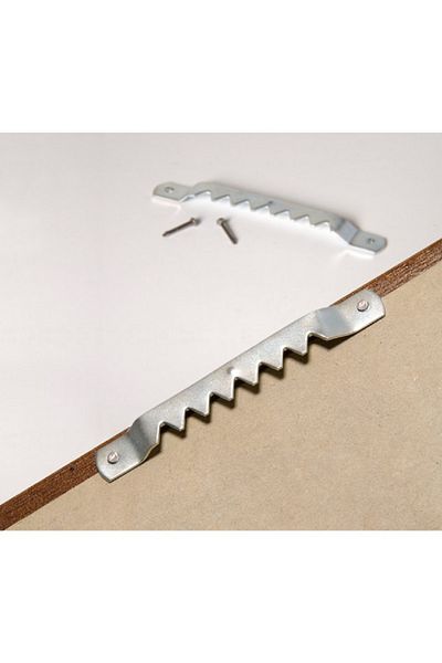 ACE Easy-to-Install Non-Damaging Lightweight Sturdy Self Leveling Picture Hanger Silver 1-3/8inch