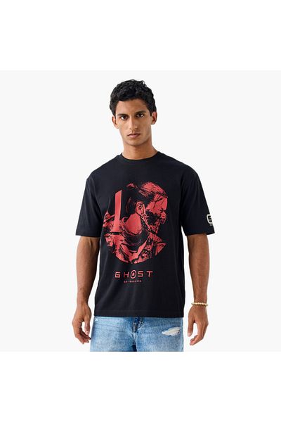SP Characters Printed Crew Neck T-shirt