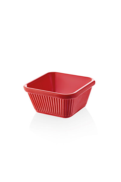 Alezy 528 Göreme Melamine Thermostar Square Sauce Bowl 7 cm Red