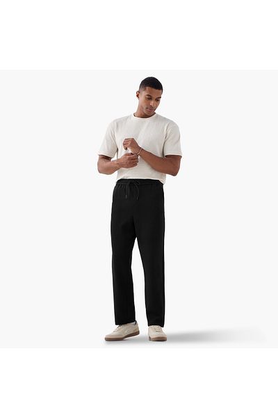 Iconic Iconic Regular Fit Pants with Drawstring Closure and Pockets