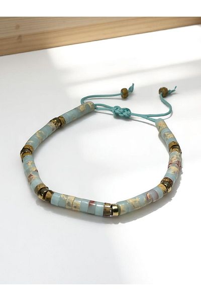 etniko Agalmatolite Stone Bracelet |   Adjustable |   Unisex |   Natural Stone Spiritual Balance Bracelet