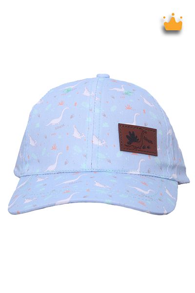 Kitti 4-8 Years 52cm Boy Summer Patterned Adjustable Hat Cap Blue Y2321001