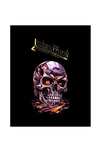 Z zepplin Judas Priest Modern Skeleton Large Back Patch Patch