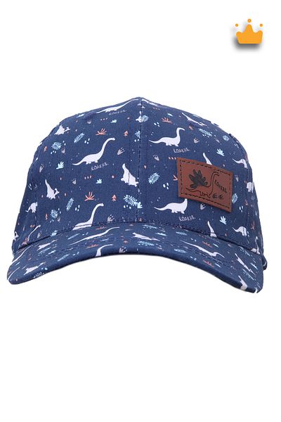 Kitti 4-8 Years 52cm Boy Summer Patterned Adjustable Hat Cap Navy Blue Y2321001