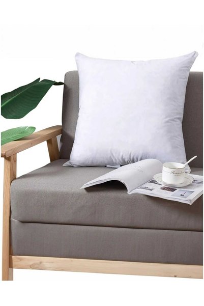 ŞAŞKIN HOUSE Surprise House Square Kirlent Inner Pillow 2-Pack Silicone Fiber Filled Kirlent Pillow Soft Kirlet