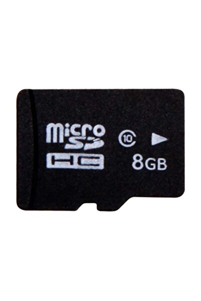 SIKS 8 GB MicroSD Memory Card, With SD Adapter Included, Class 10, High Speed, Black