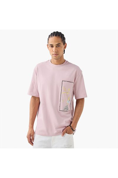 Lee Cooper Applique Detail Crew Neck T-shirt