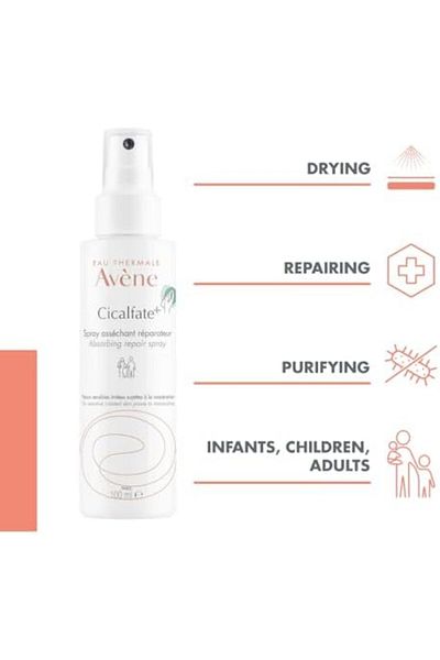 Avene Cicalfate+ Absorbing Repair Spray, 100Ml