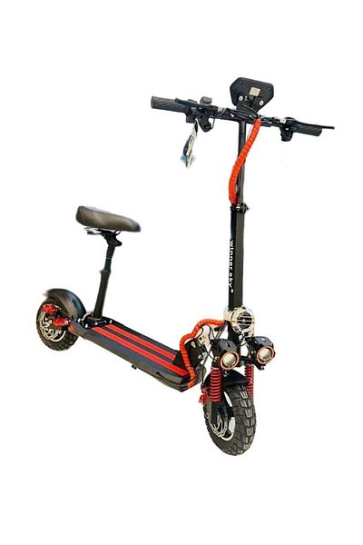 Winner sky Electric Scooter with Bluetooth Motor 1000W and Long Lasting Battery Red