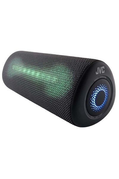 JVC Boxă portabilă XS-E423B, 24 W, Bluetooth, IPX5, iluminare LED, neagră