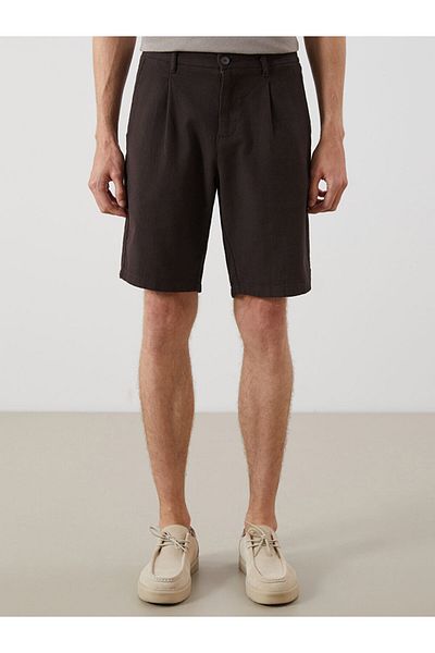 LC Waikiki Black Standard Fit Men's Shorts