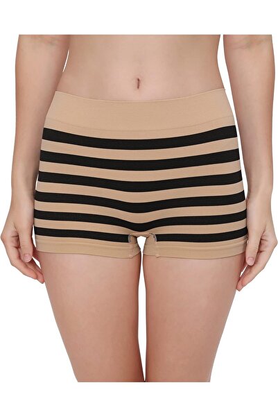 Glamroot Women's Seamless No Show, No Pinch, No Panty Lines Boyshort Panty, F...