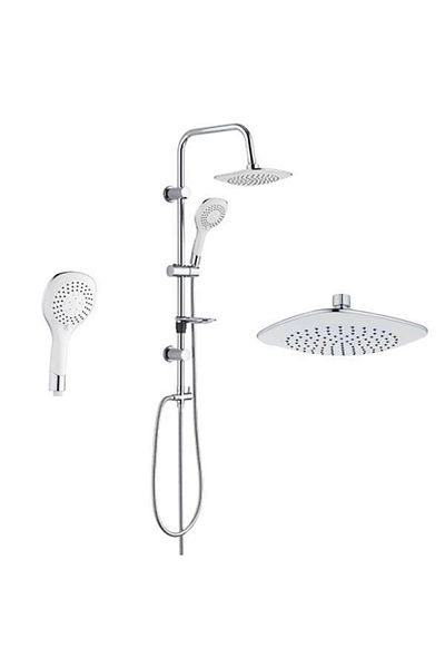 LiderGlobal 5+1 Functional Shower Robot Head Shower Set Shower Head System Set Sprinkler Shower Robot
