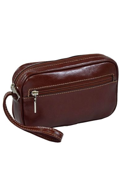 Magazinul de genti Men's genuine leather handbag, model 015