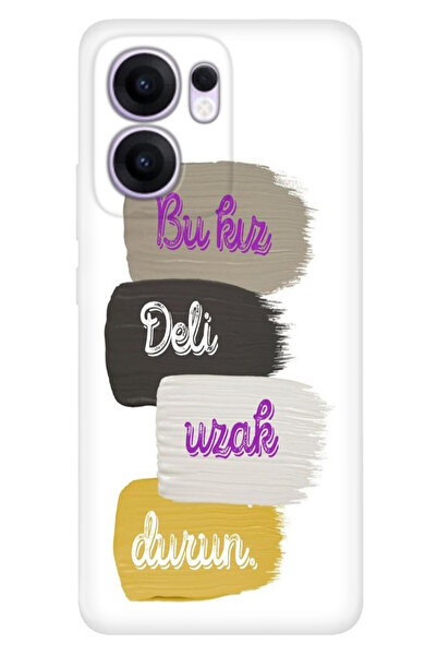 OPPO Reno 13F 5G Kılıf Tema Trendy Silikon Baskılı Bu Kız Deli