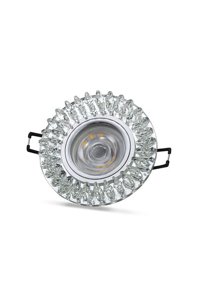 Eldenör Noas Yl65 1727 Troya Led Framed 4000K Crystal Glass Spotlight Case - Frame Compatible for Socket and Switch
