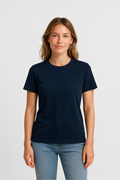 MARKAPIA WOMAN Women's 100% Cotton Basic T-Shirt