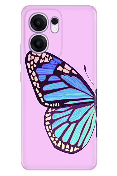 OPPO Reno 13F 5G Kılıf Tema Trendy Silikon Baskılı Butterfly