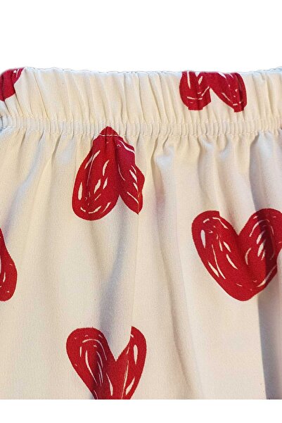 NiLi Pantaloni de pijama din țesătură MILAN CU MODEL DE INIMĂ