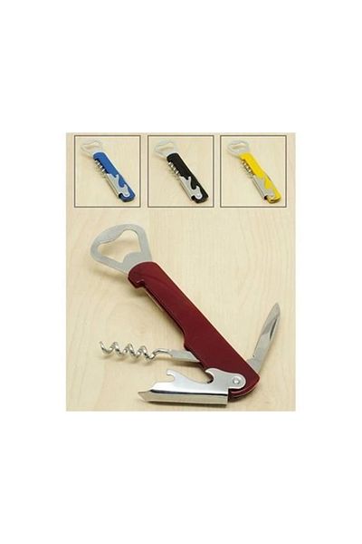 storeks Multi-Purpose and Convenient Metal Corkscrew - Opener 4 Functions