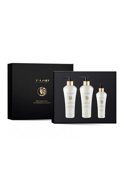 T Lab Set T-LAB Professional Coco Therapy Ritual Șampon, 300 ml, Mască, 300 ml, Ser pentru păr, 150 ml