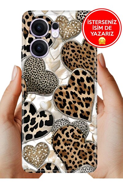 OPPO Reno 13F 5g Kılıf Oppo Reno 13F TPU Resimli Silikon Kalp90210