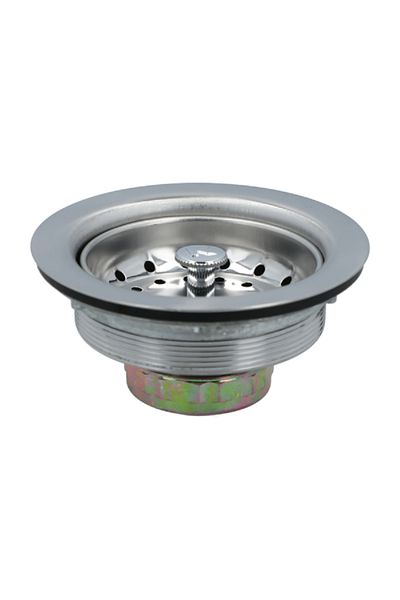 ACE Stainless Steel Sink Strainer Chrome 3.5inch