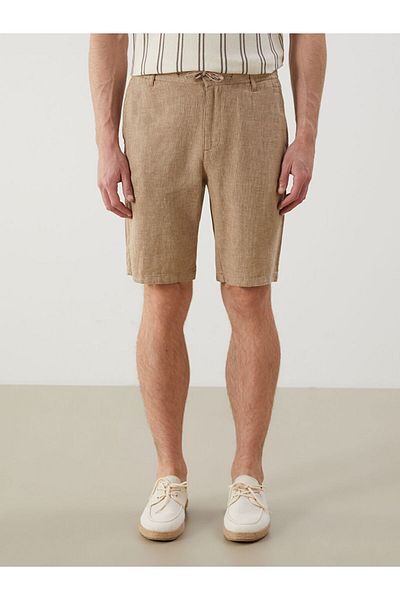 LC Waikiki Ανδρικά σορτς New Season Standard Calip Linen Mixed - S56474Z8