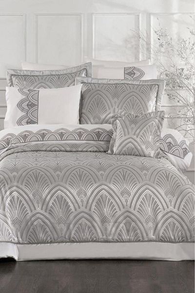 Çeyiz Diyarı Artes 10 Piece Dowry Set Gray