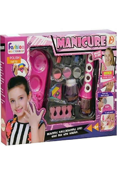 rexa مجموعة مانيكير جلام جيرل - مجموعة طلاء أظافر وبريق للأطفال