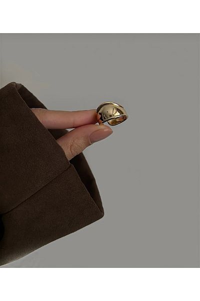 CT STONES Wavy Adjustable Ring
