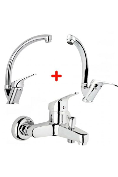 Eco Lounge Mix Bathroom Faucet Sink - Sink 3-Piece Advantageous Set