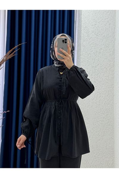 MİHRA STORE Costum Tiredra cu cusături cu nervuri-EU2800 Negru