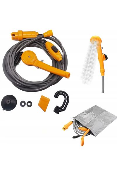 Generic Portable car shower set for camping, 12 V, 5M cable teleMAG