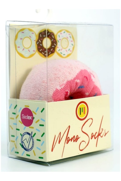 Mono Socks Tekli Pamuklu Donut Çorap