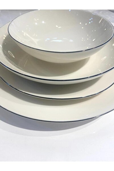 Dame Marie ELEGANT SİYAH 6 KİŞİLİK 24 PARÇA YEMEK TAKIMI