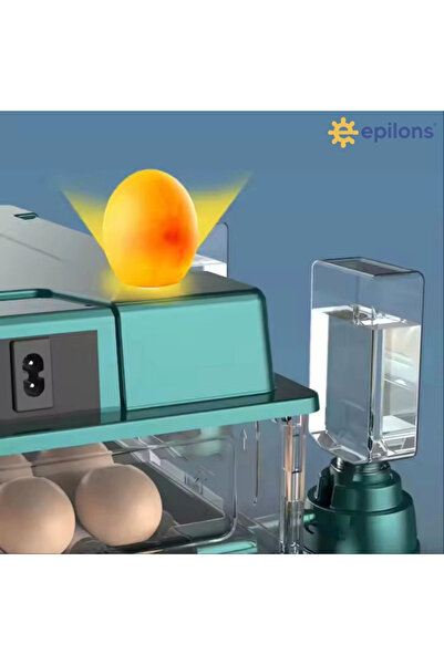soonaksesuar Slim New Model 130-Day Counter Automatic Incubator – Chicken Goose Duck Bird Egg Compatible