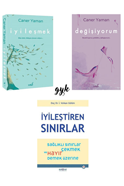 Psikonet Yayınları İyileşmek - Değişiyorum - İyileştiren Sınırlar 3'lü SET