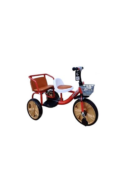 rexa Double-Seater Kids Tricycle with Basket