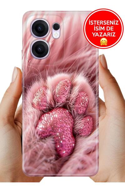 OPPO Reno 13F 5g Kılıf Oppo Reno 13F Rubber Esnek Silikon Tam Koruma SüslüPat...