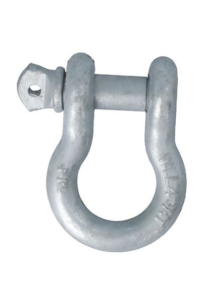 ACE Anti-Rust Galvanized Steel Screw Pin Anchor Shackle Silver 3/4inch