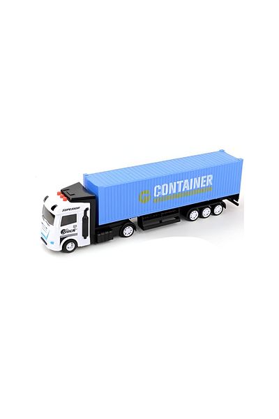 rexa Container Truck Toy with Light & Sound Effects – Realistic Cargo Play Vehicle