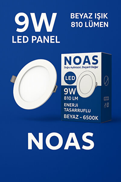 Noas 9 W LED PANEL BEYAZ Sıva Altı