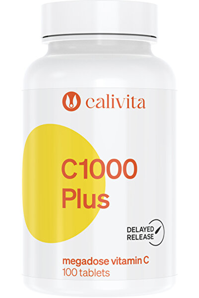 Calivita Vitamina C 1000 Plus Megadoză de vitamina C cu măceșe (100 de comprimate) -