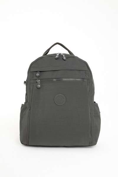 Sanmorris Unisex Suya Dayanıklı Krinkıl Kumaş Çok Gözlü Laptop Okul Ve Sırt Ç...