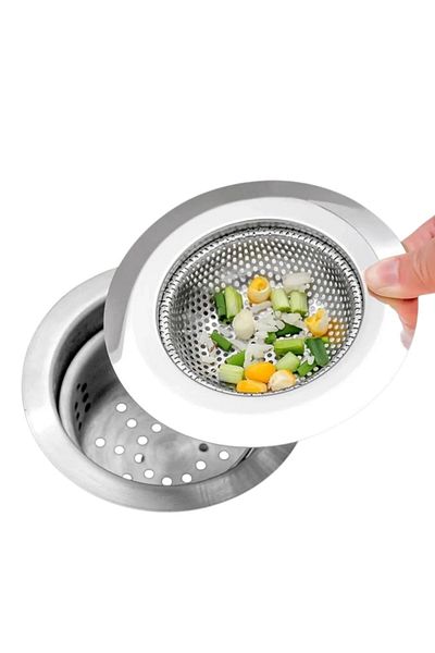İLİVA Multi Hole Metal Sink Strainer Stainless Steel Strainer